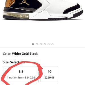 Air Jordan Big Fund PRM Size 7 and a half